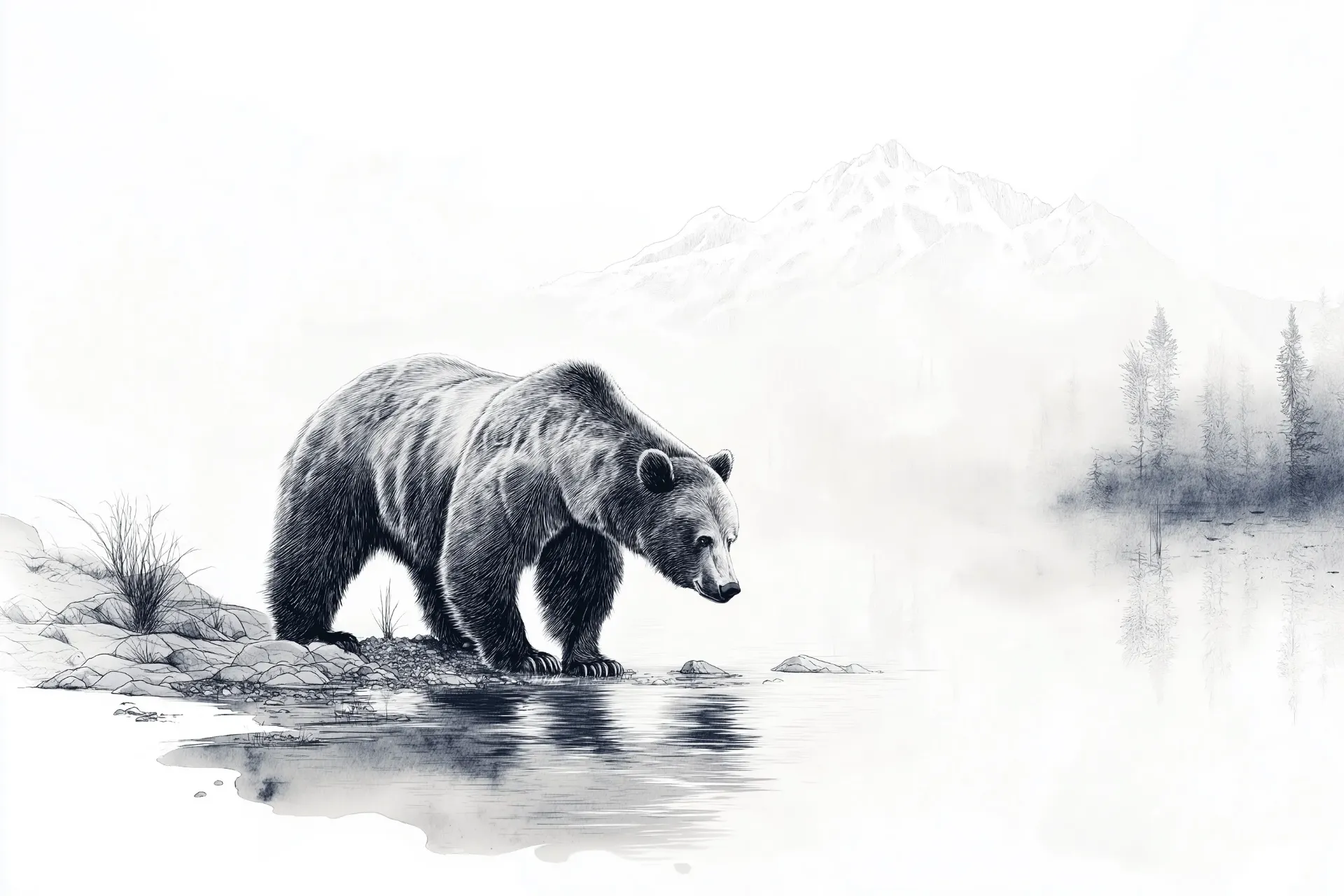 Digital Art - Grizzly - #01