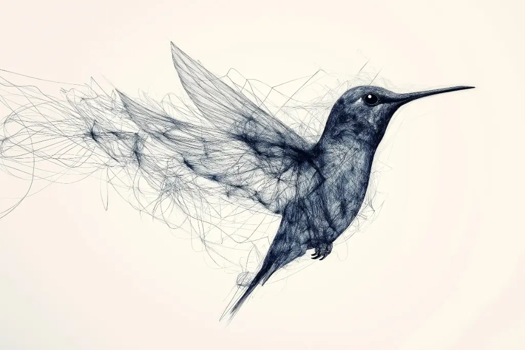 Digital Art - Hummingbird - #01