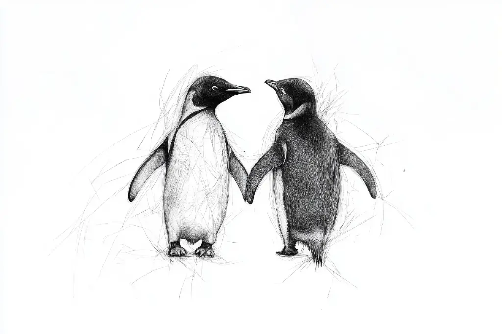 Digital Art - Penguin - #01