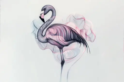Digital Art - Flamingo - #03